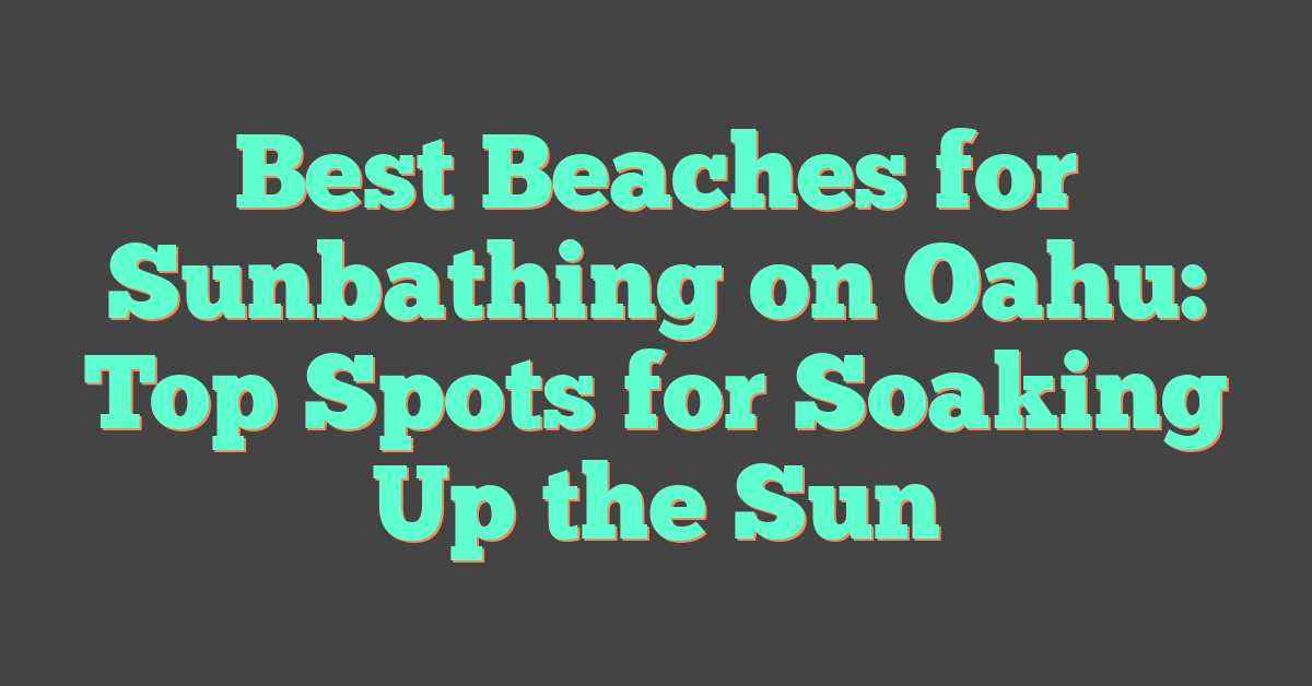 Soaking Up The Sun Top